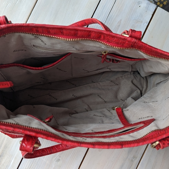 Brahmin Red Bag - Picture 3 of 6